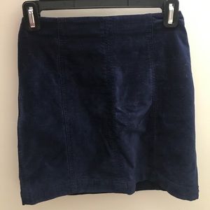 Navy skirt pencil